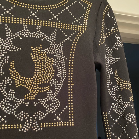 Miss Ord Apparel Black Embellished Bodycon Dress - Picture 3 of 6